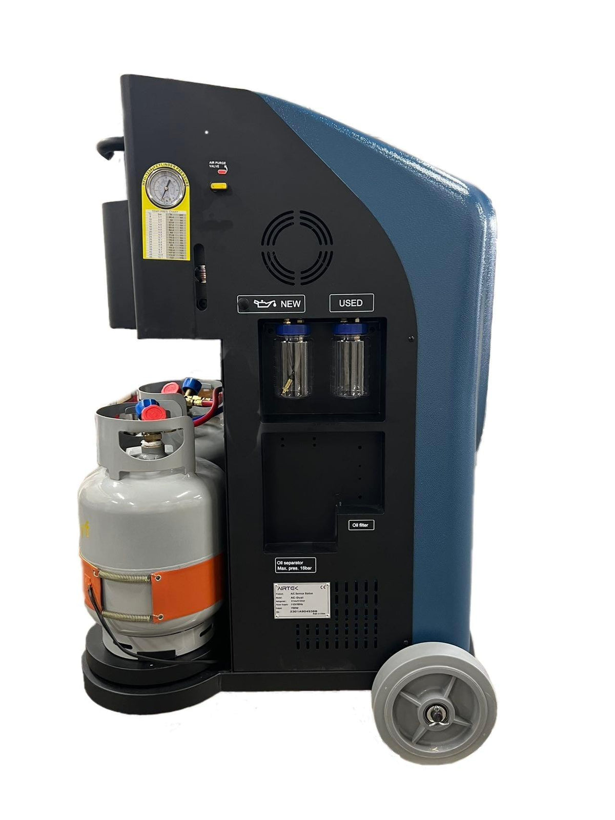 134a Ac Machine AIRTEK 2020 New Fully Automatic R-134A & 1234YF Recovery & Recharge DU ...