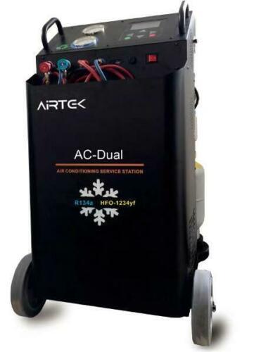 Fully Automatic R-134A & 1234YF Recovery, Recycle & Recharge DUAL Machine 110V - airtekproducts