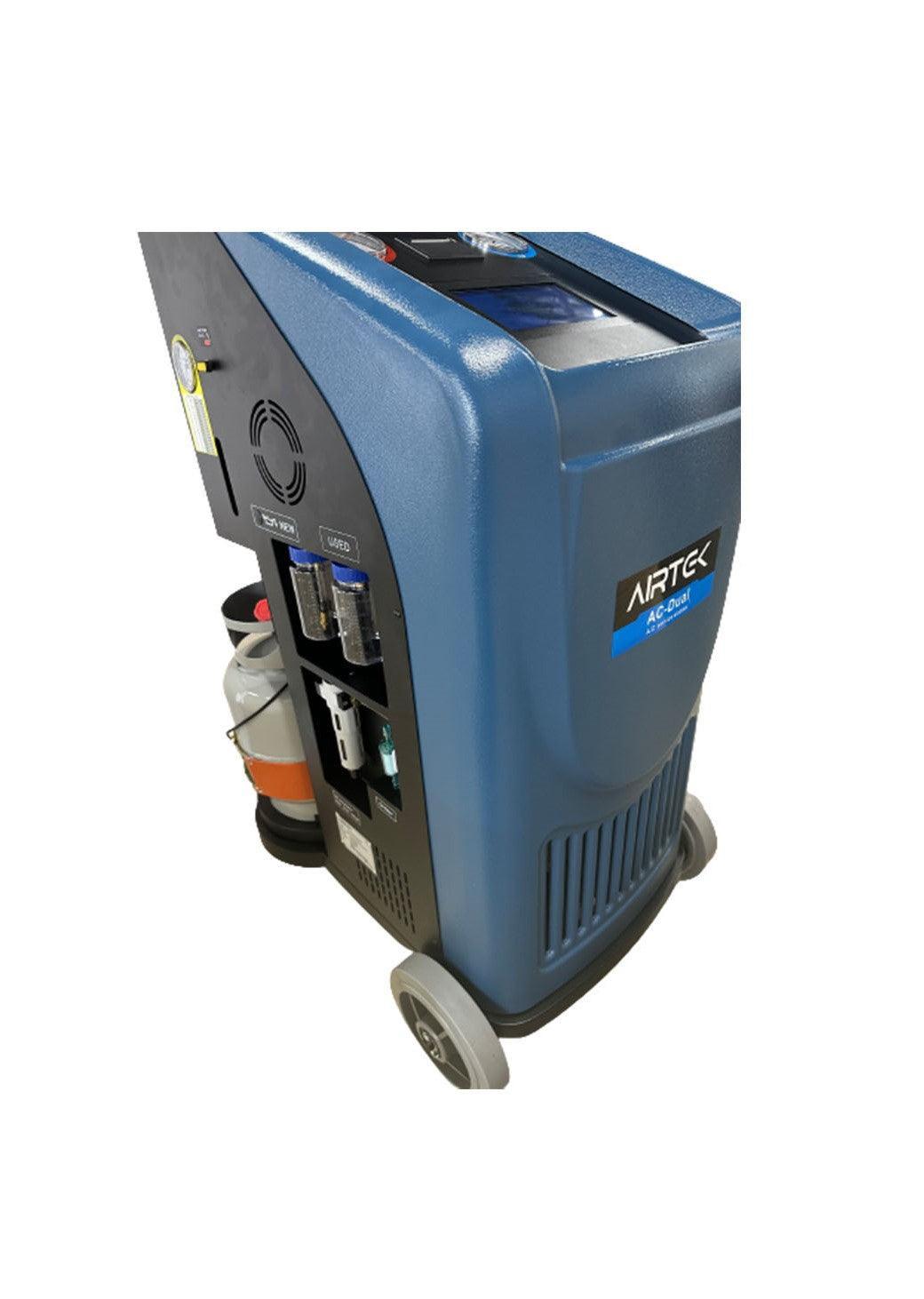 AIRTEK New Fully Automatic R-134A & 1234YF Recovery & Recharge DUAL AC machine with 1234yf Identifier - Touch Screen - airtekproducts