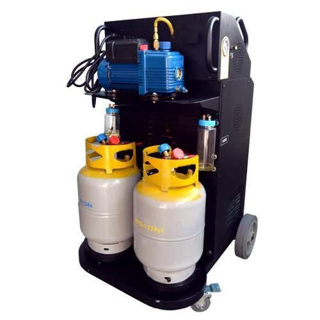 Fully Automatic R-134A & 1234YF Recovery, Recycle & Recharge DUAL Machine 110V - airtekproducts